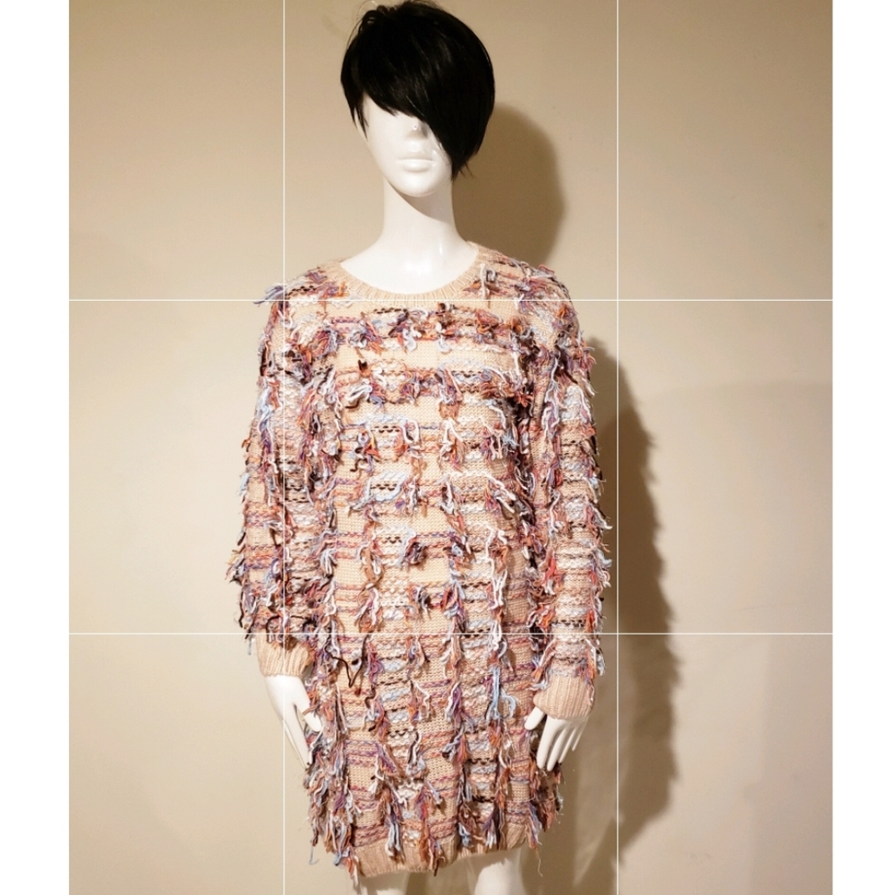 Akira Chunky Knit Multi Color Sweater Size L